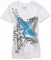 Fox Girls x Rockstar Showdown V-Neck Tee Shirt